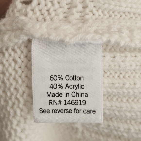 LC Lauren Conrad Loose-knit Polo, L - Picture 6 of 6